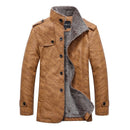 Armin - Langärmelig Pelz Gefüttert  Jacke Mit Taschen