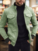 Conrad - Warme Langärmelige Standkragen Reißverschluss Jacke