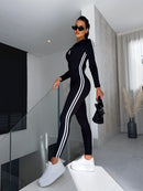 Amra – Stylischer Jumpsuit mit Frontreißverschluss und eleganter Passform für jeden Tag