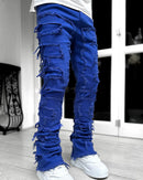 Jadec – Slim Fit Stacked Jeans mit konisch zulaufendem Bein und stylischem Lagenlook