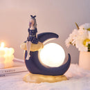 GlowNest - Heimdekoration Blase Mädchen Nachtlicht Lampe