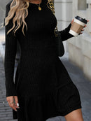 Isabella - Luxuriöses Pullover Kleid Mit Elegantem Trapezschnitt