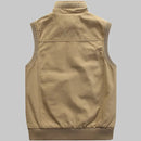 Henry - Warme Ärmellos Reißverschluss Jacke Mit Mehrere Taschen