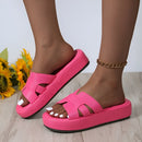 Tilana - Bequeme Flip Flops Sandalen mit dickem Boden und rutschfester