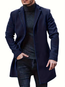 Carl - Langärmelig Reverskragen Trenchcoat Mit Schaltflächen