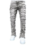 Jadec – Slim Fit Stacked Jeans mit konisch zulaufendem Bein und stylischem Lagenlook