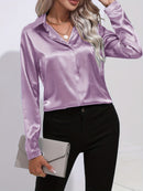 Silke - Lässige locker sitzende Bluse mit langen Ärmeln