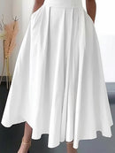 Bella - Zeitloses Maxikleid Mit Tiefem V Ausschnitt