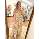 Juna – Modernes Maxikleid mit verstellbaren Trägern und Blumenprint