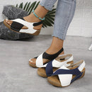 Julia – Bequeme Keilsandalen mit überkreuzten Riemen und Fußgewölbeunterstützung
