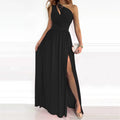 Zella - Lässiges schulterfreies Kleid mit hochgeschnittener Taille und Rüschen