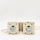 GlowNest - Hölzern Dekorationen Magisches Haus Formsatz für festliche Stimmung