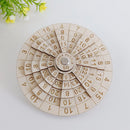 PuzzleCore - Holzpuzzle Kompliziertes Ringpuzzle mit lasergravierten Zahlen und Präzision