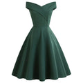 Selina – Modisches Schulterfrei Midikleid für einen eleganten Look