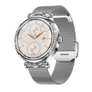 GlamTech - Luxus Diamanten Zifferblatt Multifunktional Runde Smart Uhren