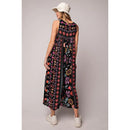 Juna – Modernes Maxikleid mit verstellbaren Trägern und Blumenprint