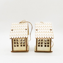 GlowNest - Hölzern Dekorationen Magisches Haus Formsatz für festliche Stimmung