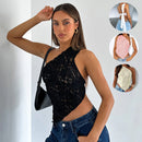 Luisa - Stilvoll Ärmellos Spitze Rückenfreies Top