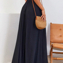 Frieda – Locker geschnittene Hose mit weitem Bein und Kordelzug in der Taille