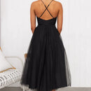 Bente – Modisches rückenfreies Maxikleid mit Spaghettiträgern für einen einzigartigen Look