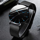 Anton – Einzigartige rundem Zifferblatt Uhr mit  verstellbarem Armband