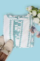 Nora - Entspanntes Kleid Mit V Ausschnitt Und Kurzen Ärmeln