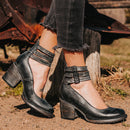Ingrid – Stylische Schnallenabsatz Sandalen mit rutschfeste Sohle und schlankes Entwerfen