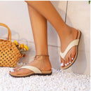Rehanna - Bequeme Slipper mit flacher und rutschfester Sohle