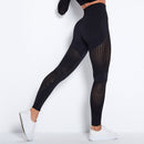 Isabel – Atmungsaktive Leggings mit hoher Taille und Streifen für Komfort und Stil