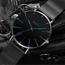 Anton – Einzigartige rundem Zifferblatt Uhr mit  verstellbarem Armband