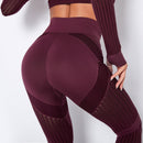 Isabel – Atmungsaktive Leggings mit hoher Taille und Streifen für Komfort und Stil