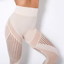 Isabel – Atmungsaktive Leggings mit hoher Taille und Streifen für Komfort und Stil