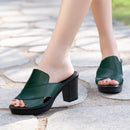 Hedda – Stylische Hoher Absatz Sandalen mit rutschfester Sohle und gepolstertem Fußbett