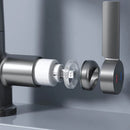 AquaGlide – Intelligenter digitaler Waschtischhahn mit drehbarem Kopf und LED Temperaturanzeige