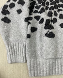 Leona – Eleganter Pullover Mit Leopardenmuster Und Langen Ärmeln