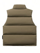 Otto - Warm Ärmellos Puffer Strickjacke Mit Taschen