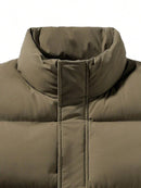 Otto - Warm Ärmellos Puffer Strickjacke Mit Taschen
