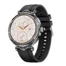 GlamTech - Luxus Diamanten Zifferblatt Multifunktional Runde Smart Uhren