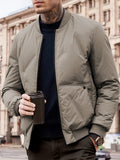 Felix - Langärmelig Baseball Kragen Jacke Mit Reißverschluß