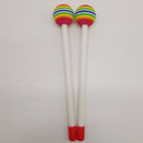 Lollipop - Buntes Trommelset mit verspielten Motiven und weichen Trommelstöcken für Kinder