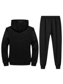 Soren - Langärmelig Kapuze Jacke Trainingsanzug Mit Sporthosen