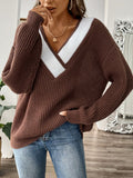 Ylva - Bequemer lockerer Pullover mit langen Ärmeln