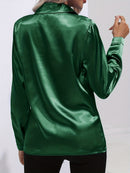 Silke - Lässige locker sitzende Bluse mit langen Ärmeln