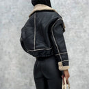 Mila - Warm Langärmelig Jacke Mit Taschen