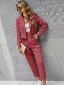 Emmi - Langärmelig Blazer Mit Hose Zweiteiliges Set