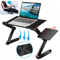 FlexStand – 360° verstellbarer faltbarer Laptopständer mit Mauspad Unterstützung