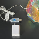 GlowPrism – 3D holografischer Weihnachtsbaum mit Fernbedienung und USB Bedienung
