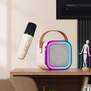 EchoTune – Mini Karaoke Lautsprecher mit kabellosen Mikrofonen für Singspaß Hause