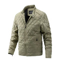 Louis - Langärmelige Stehkragenjacke mit Reißverschluss und Taschen