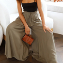 Frieda – Locker geschnittene Hose mit weitem Bein und Kordelzug in der Taille